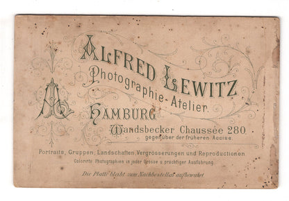 Fotografie Schönes Kinderbild / Baby - Hamburg 1890er / CAB U-23