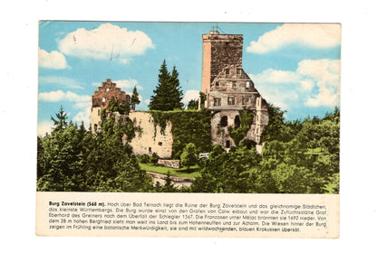 Ansichtskarte Burg Zavelstein