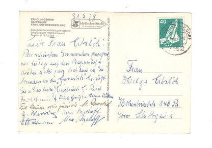 Ansichtskarte Erholungsheim Rappenhof / Gschwend