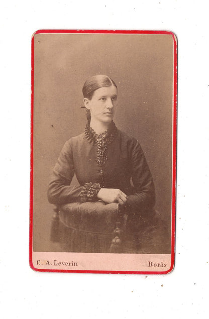Fotografie Feine Dame - Boras 1870er