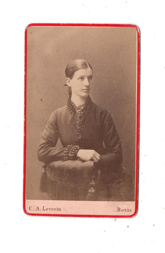 Fotografie Feine Dame - Boras 1870er