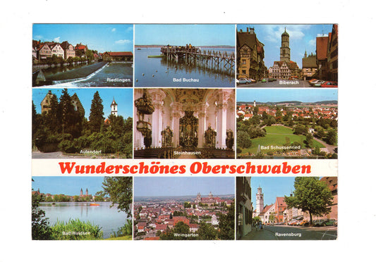 Ansichtskarte Oberschwaben / Weingarten / Ravensburg +++