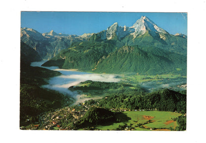 Ansichtskarte Blick von der Kneifelspitze auf Berchtesgaden