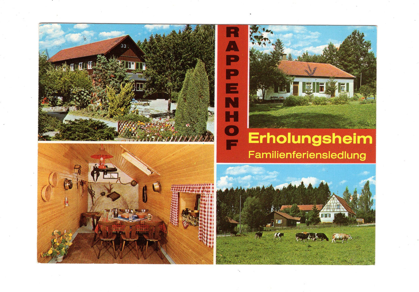 Ansichtskarte Erholungsheim Rappenhof / Gschwend