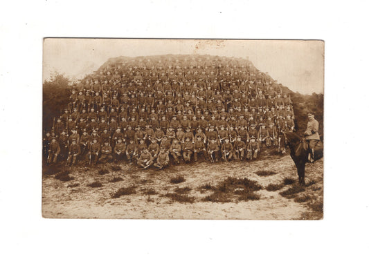 Ansichtskarte Gruppenbild Soldaten - Munsterlager / Munster