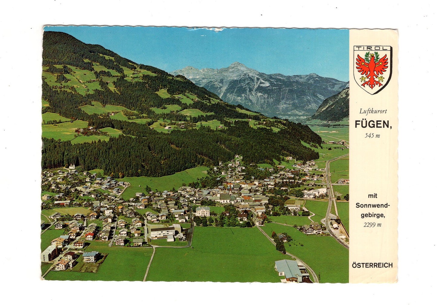 Ansichtskarte Fügen / Tirol / Österreich