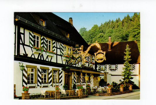 Ansichtskarte Bad Herrenalb im Schwarzwald / Mönchs Posthotel