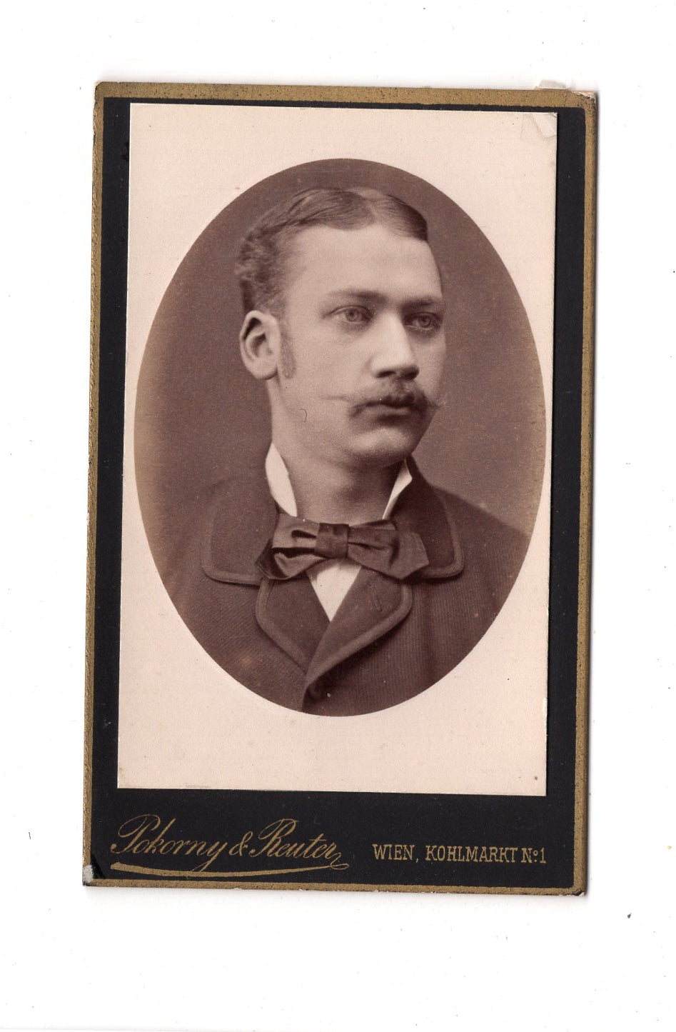 Fotografie Herrenportrait - Wien 1880er / CDV C1-23