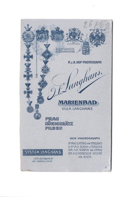 Fotografie Damenportrait - Marienbad 1908