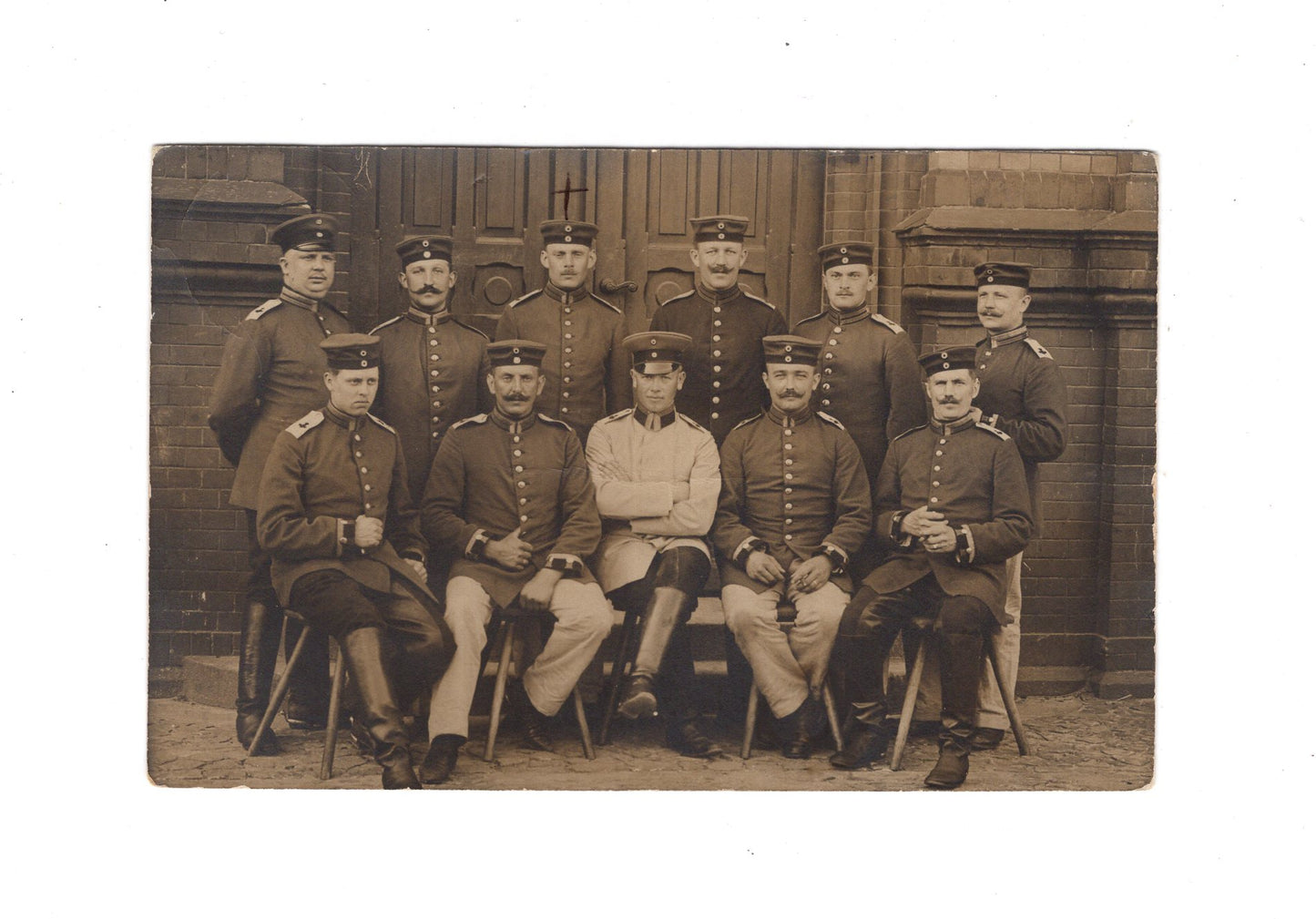 Ansichtskarte / Foto Gruppenbild Soldaten - Berlin 1914