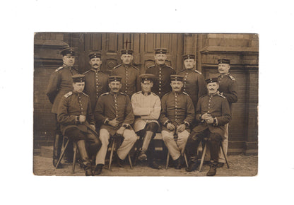 Ansichtskarte / Foto Gruppenbild Soldaten - Berlin 1914