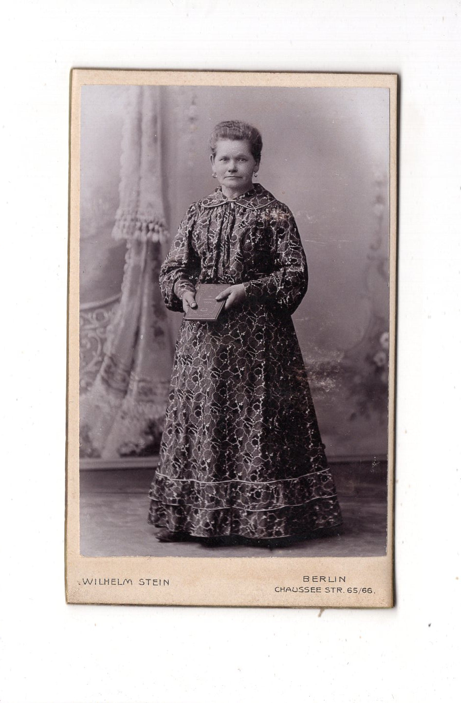 Fotografie Feine Dame - Berlin 1890er / CDV L1-26