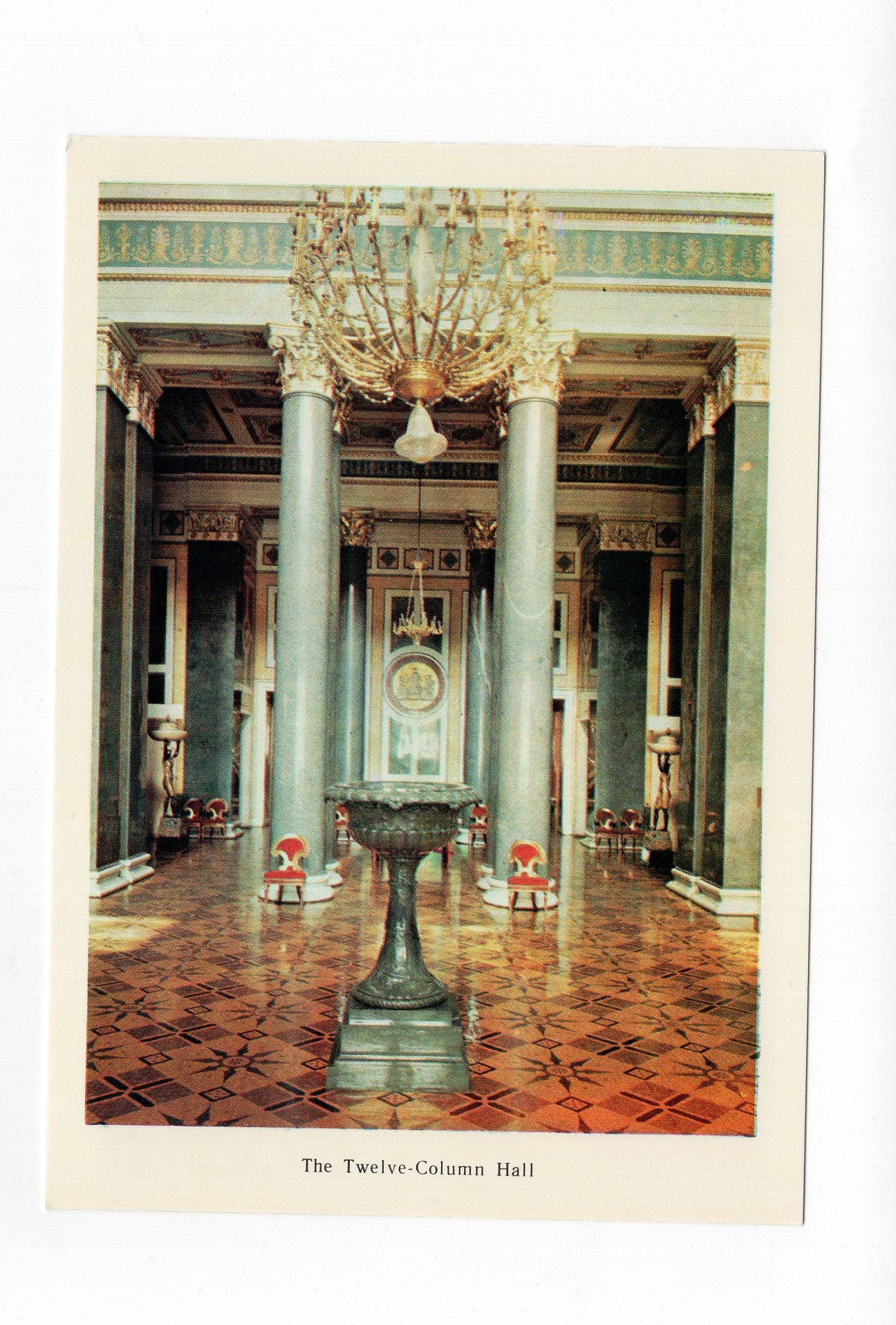 Ansichtskarte Leningrad / The Hermitage / The Twelve-Column Hall / Russland