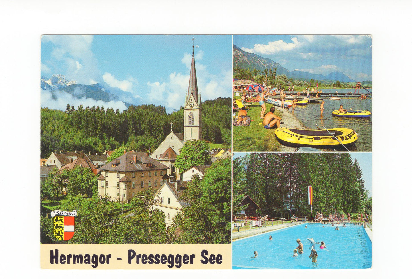 Ansichtskarte Hermagor - Pressegger See / Kärnten / Österreich