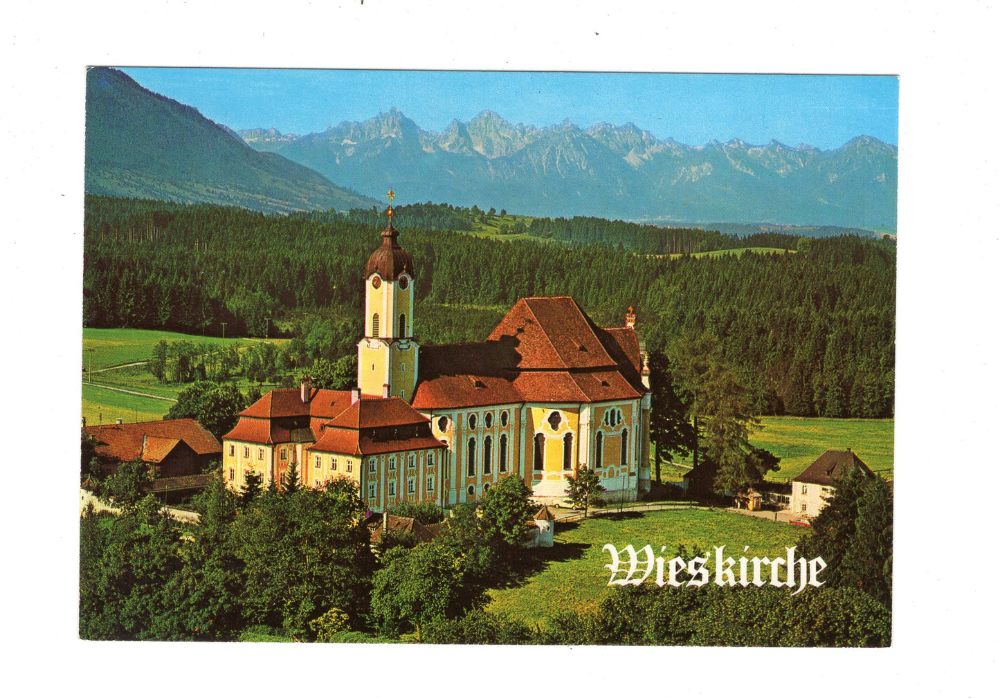 Ansichtskarte Wieskirche / Wallfahrtskirche Wies / Oberbayern / I1-53