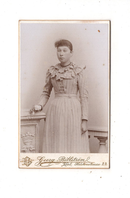 Fotografie Feine Dame - Kiel 1890er