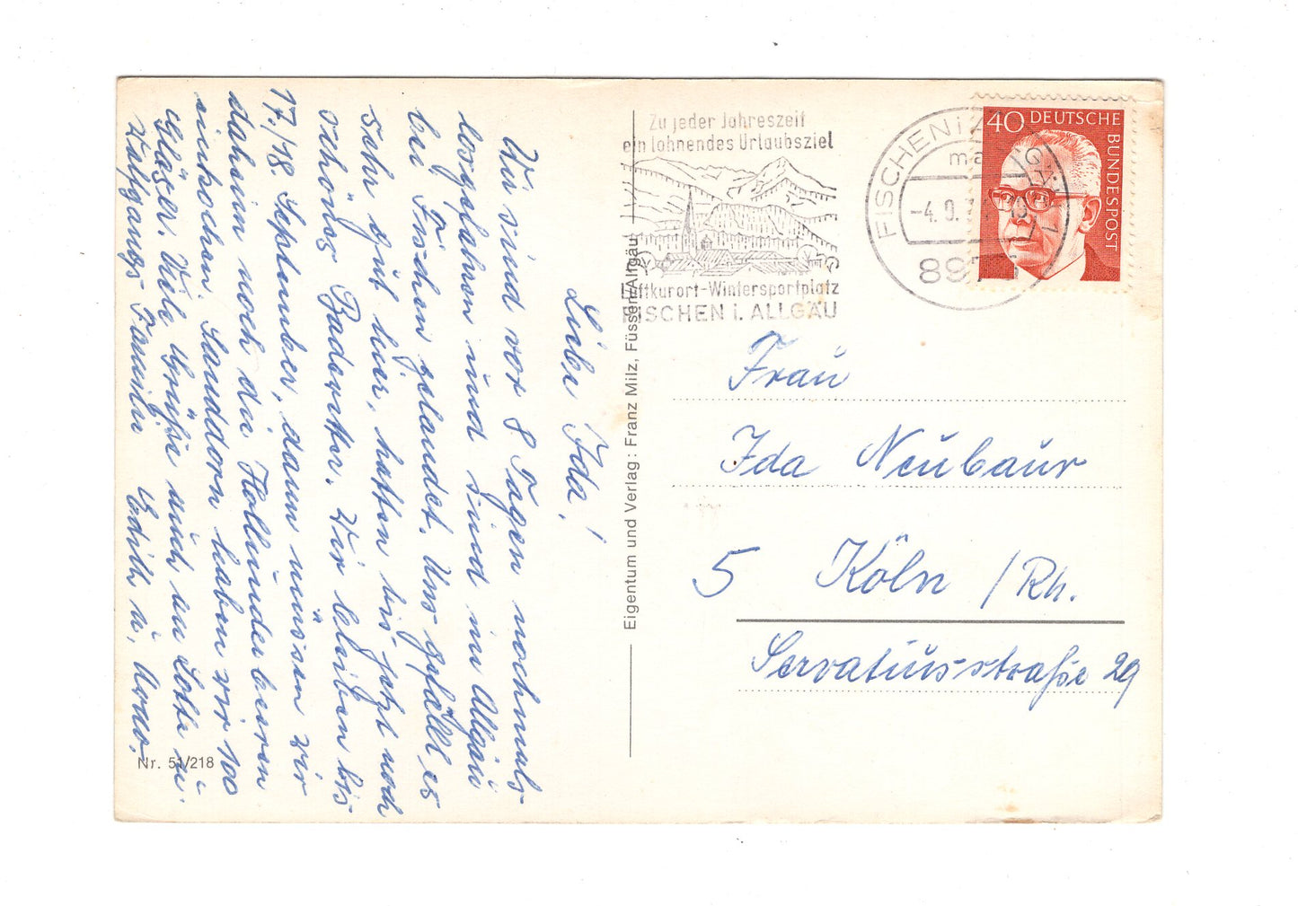 Ansichtskarte Fischen im Allgäu / H1-56