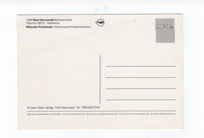 Ansichtskarte Bad Herrenalb im Schwarzwald / Mönchs Posthotel