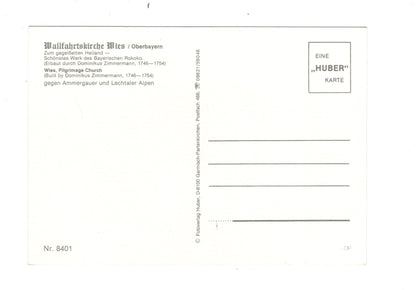 Ansichtskarte Wieskirche / Wallfahrtskirche Wies / Oberbayern / I1-53