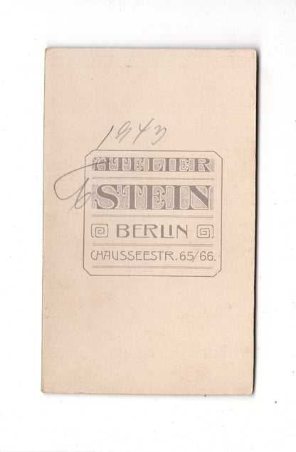 Fotografie Feine Dame - Berlin 1890er / CDV L1-26