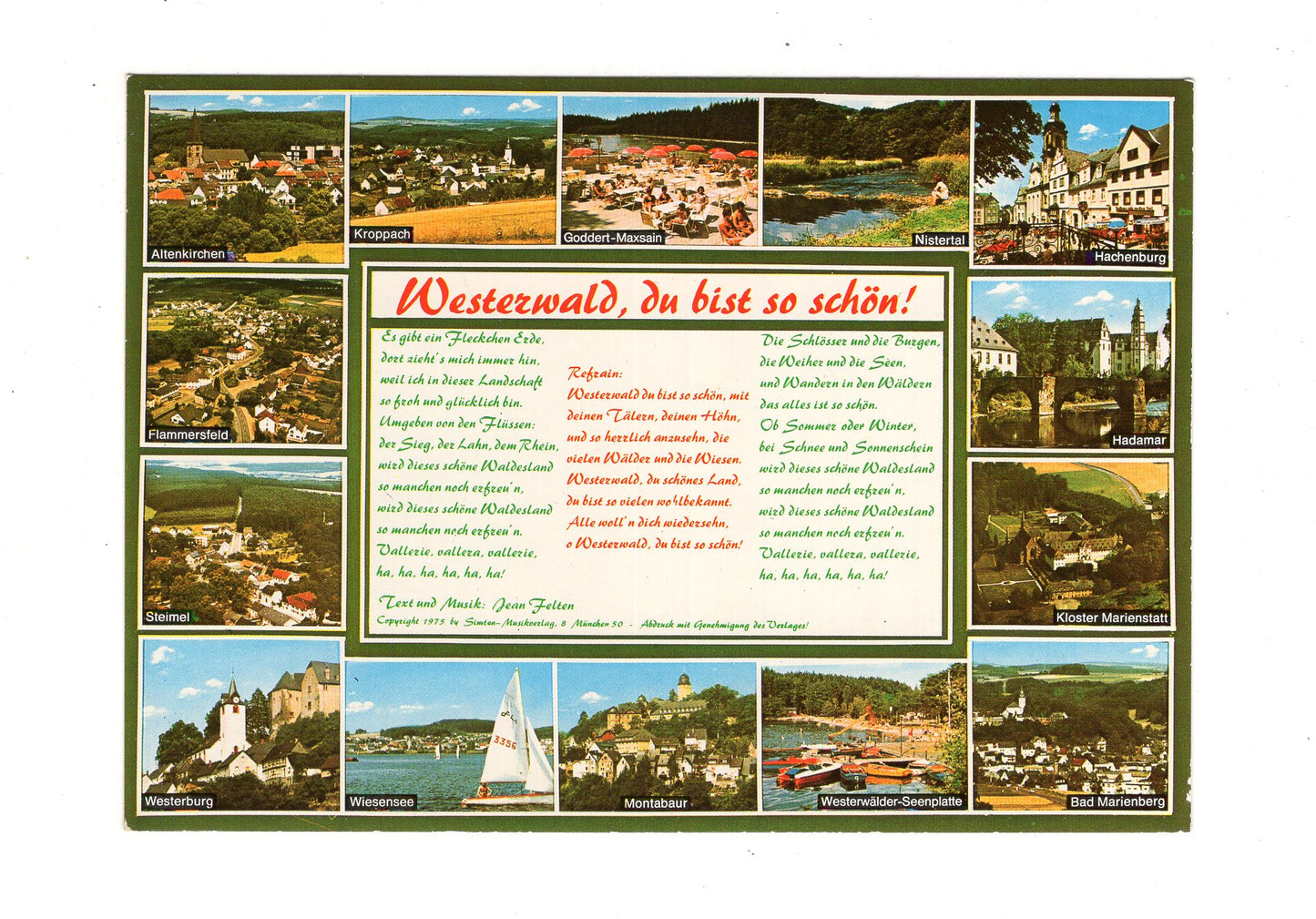 Ansichtskarte Westerwald / Westerburg / Flammersfeld +++
