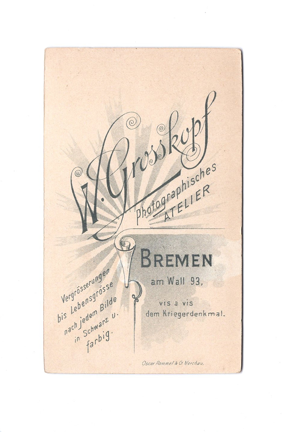 Fotografie Niedliche kleine Kinder - Bremen 1890er