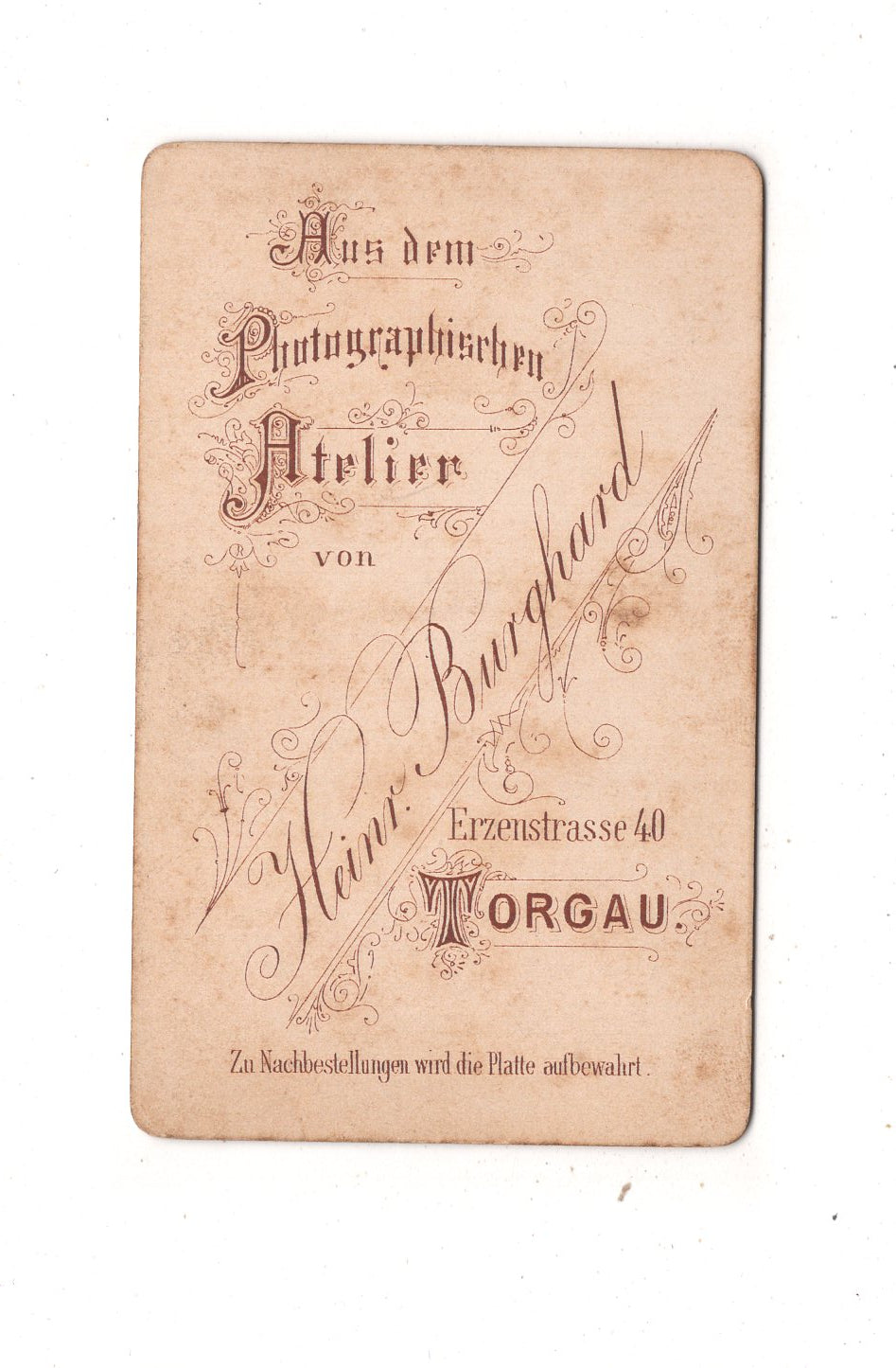 Fotografie Soldat - Torgau 1870er / CDV M1-08