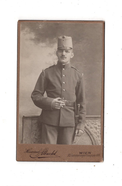 Fotografie K. u. k. Soldat - Wien 1900er