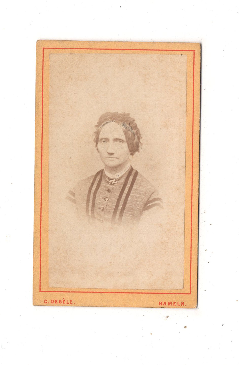 Fotografie Damenportrait - Hameln 1860er / CDV N1-15