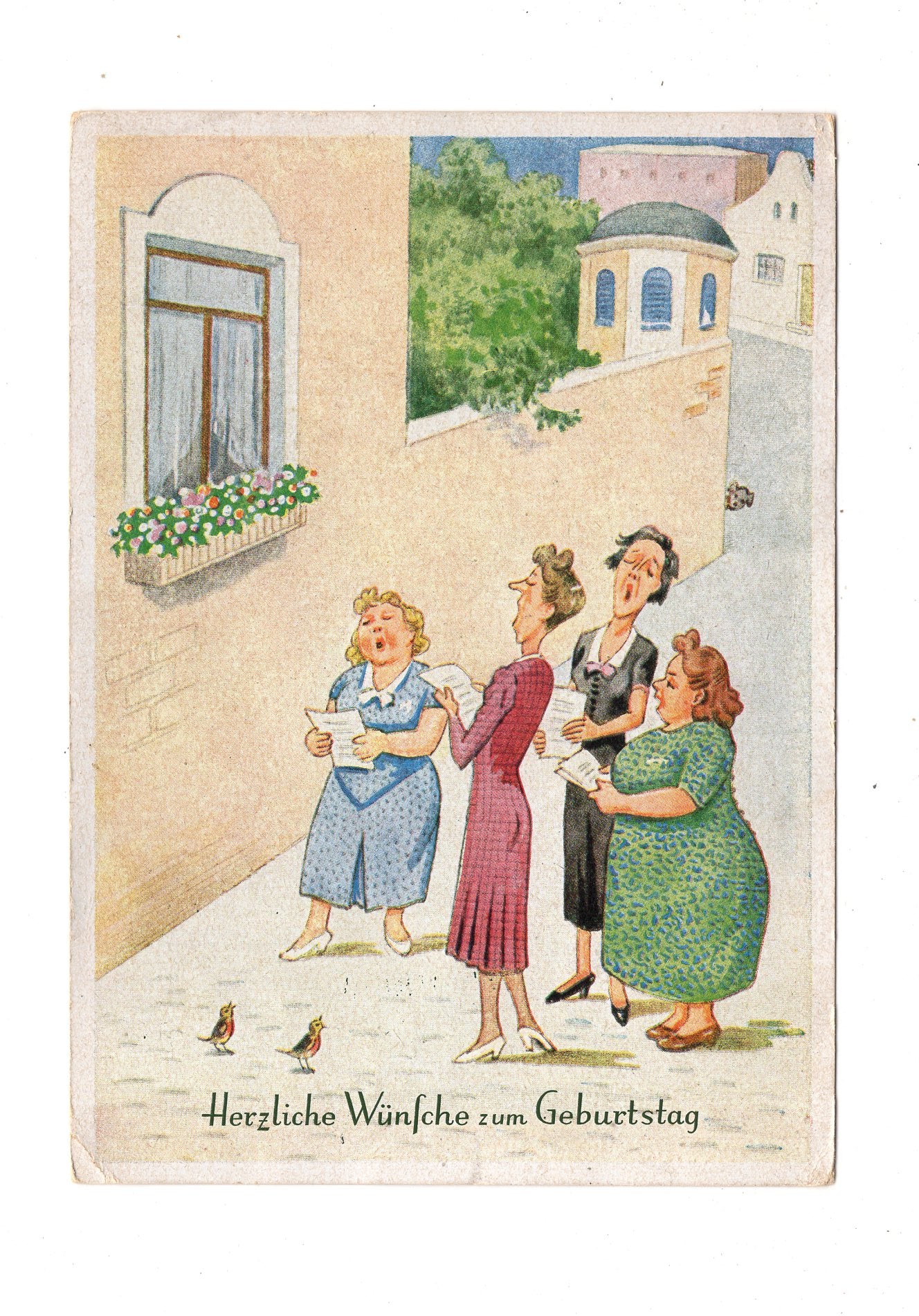 Ansichtskarte Glückwünsche / Glückwunsch zum Geburtstag / L1-58