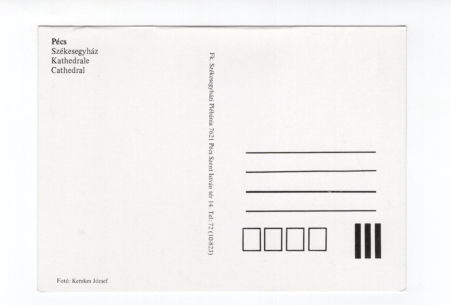 Ansichtskarte Pecs / Kathedrale / Ungarn