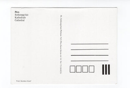 Ansichtskarte Pecs / Kathedrale / Ungarn