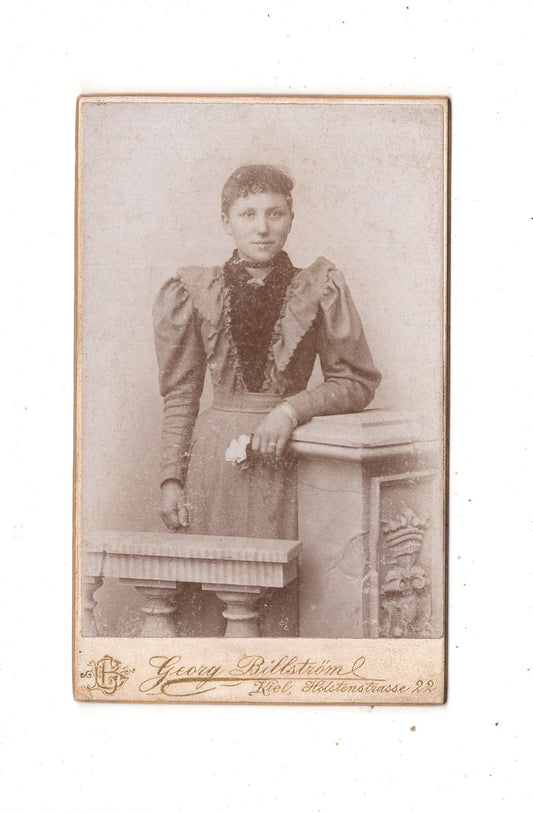 Fotografie Feine Dame - Kiel 1890er