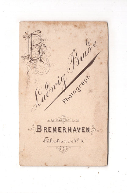 Fotografie Schönes Kinderbild / Baby - Bremerhaven 1870er