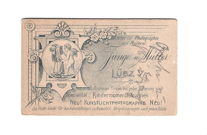 Fotografie Niedliche kleine Kinder - Lübz 1890er