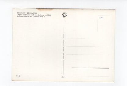 Ansichtskarte Dolomiten / Karersee mit Latemar / Südtirol / Italien