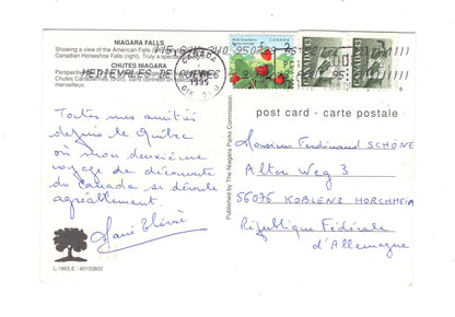 Ansichtskarte Niagara Falls / Kanada / USA