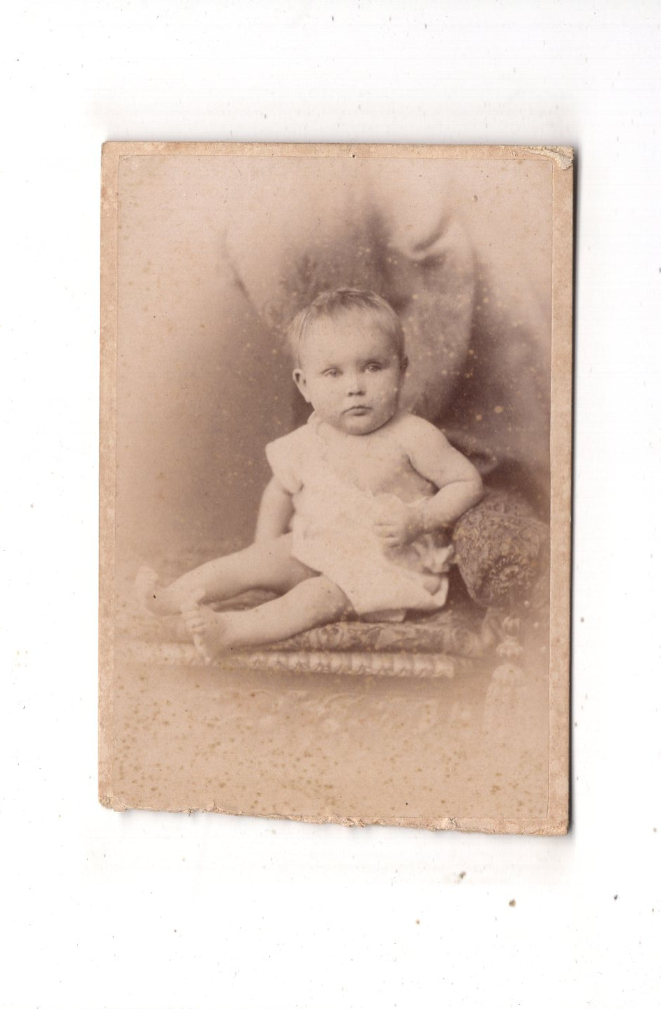 Fotografie Schönes Kinderbild / Baby - Bremen +++ 1880er