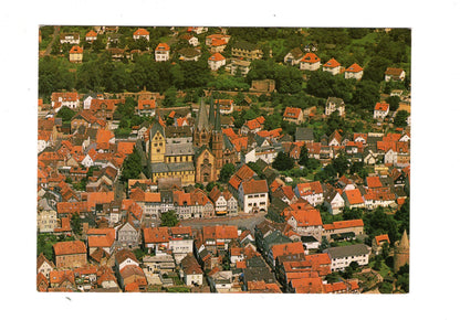 Ansichtskarte Gelnhausen / Marienkirche mit Untermarkt / I1-53