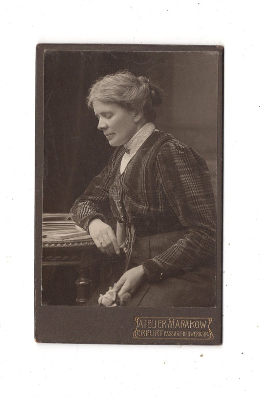 Fotografie Feine Dame - Erfurt 1911