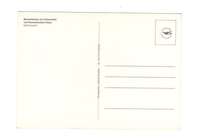 Ansichtskarte Gelnhausen / Marienkirche mit Untermarkt / I1-53