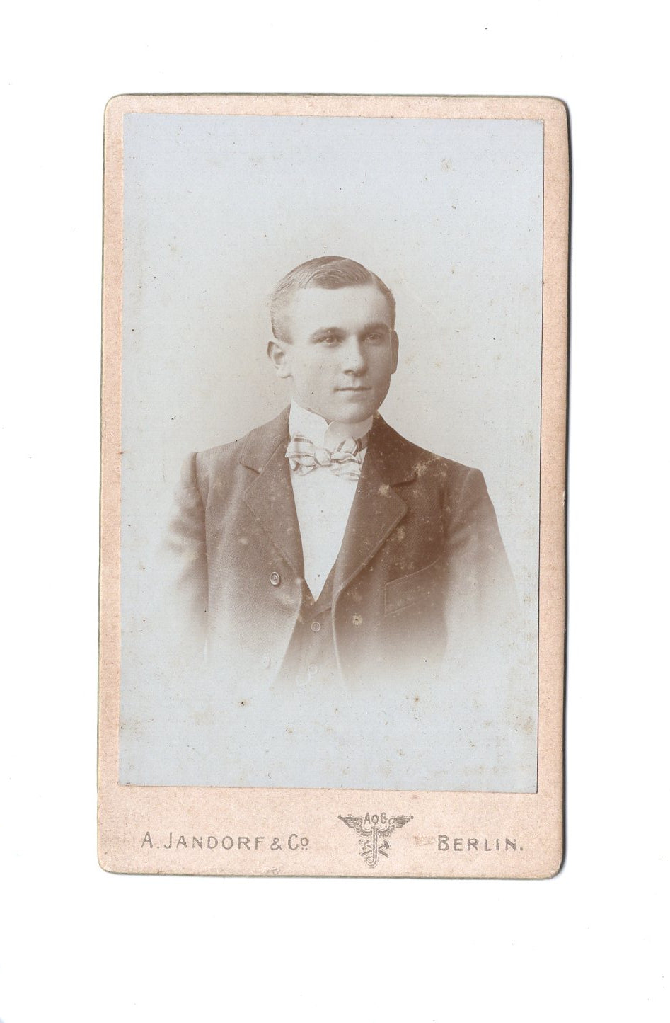 Fotografie Herrenportrait - Berlin 1890er