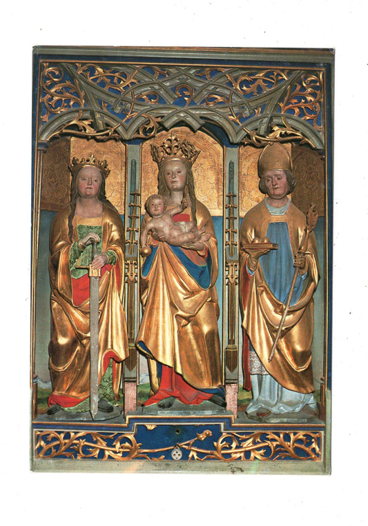 Ansichtskarte Corvara / Expositurkirche zur. hl. Katharina / Italien