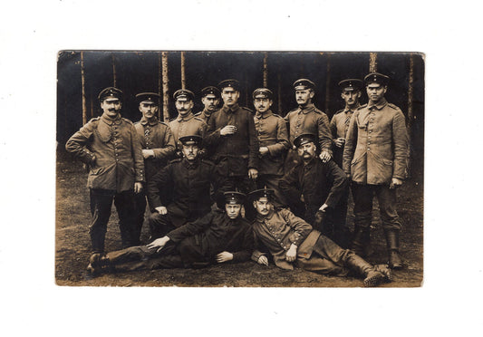 Ansichtskarte Gruppenbild Soldaten - Munsterlager / Munster