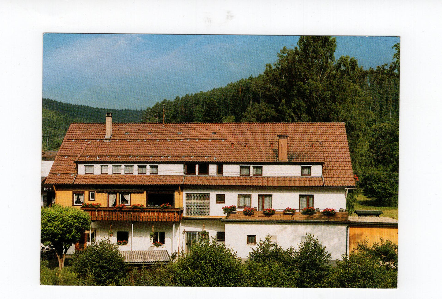 Ansichtskarte Enzklösterle / Schwarzwald / Gästehaus Flößerstube