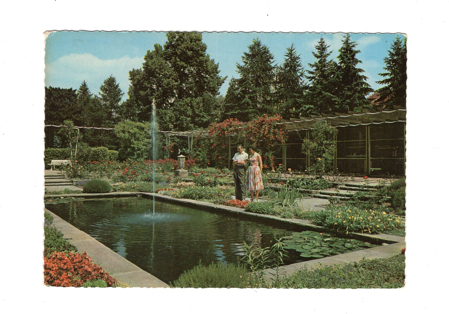 Ansichtskarte Bad Kreuznach / Im Oranienpark