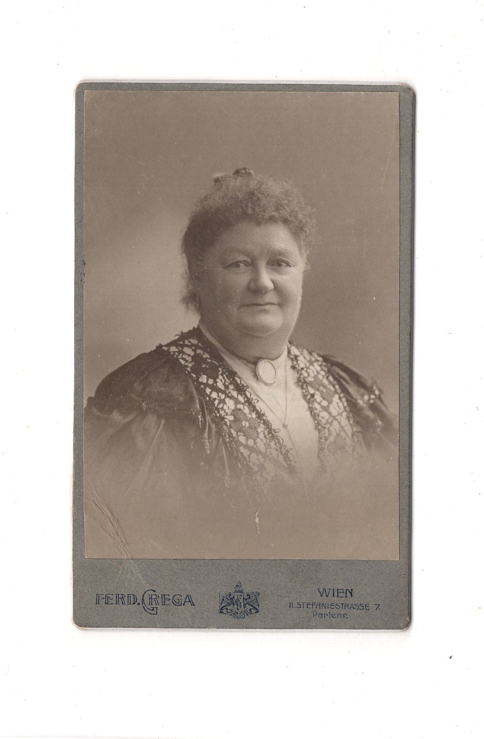 Fotografie Damenportrait - Wien 1909 / CDV C1-05