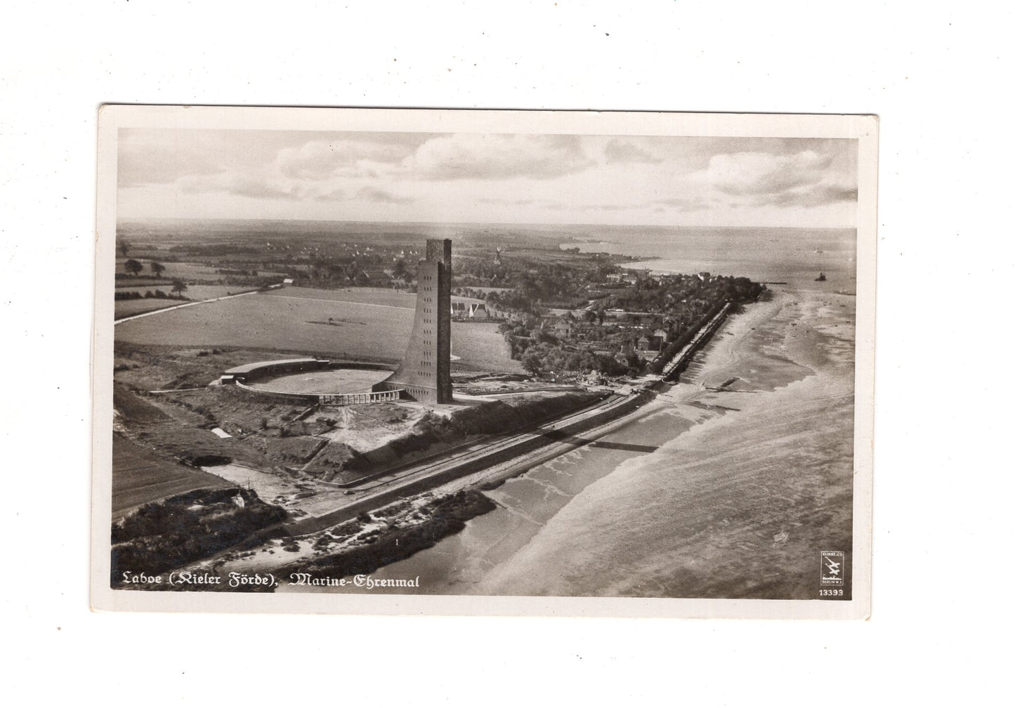Ansichtskarte Laboe / Kieler Förde / Marine-Ehrenmal / J1-68
