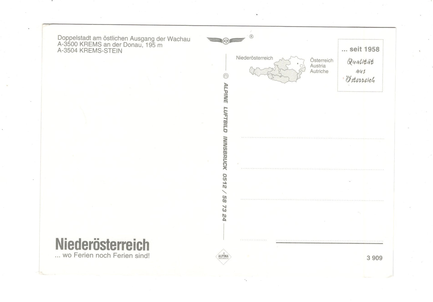 Ansichtskarte Krems-Stein / Niederösterreich / Österreich