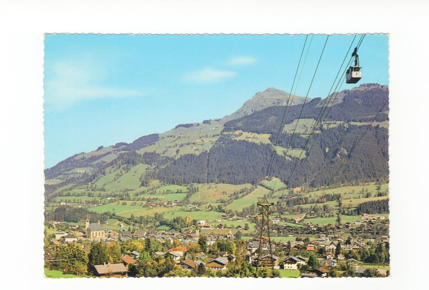 Ansichtskarte Kitzbühel / Hahnenkammbahn / Tirol / Österreich